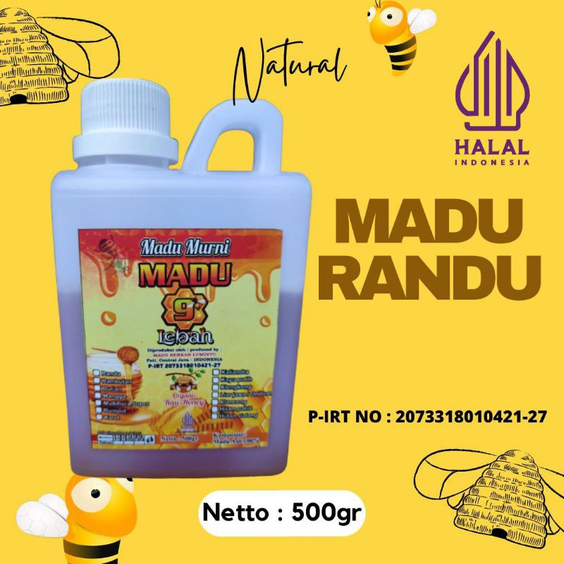 

Madu Randu 500gram Super Asli Murni Original