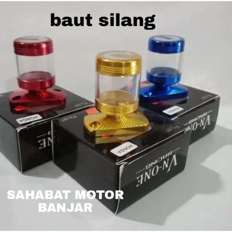 tutup minyak rem depan stempel tabung kaca motor Honda beat Genio Scoopy Vario 110 125 old