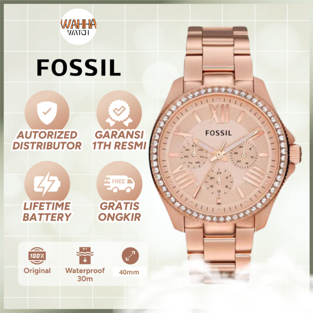 AM4483 - Jam Tangan Wanita  Original -  AM 4481 AM4481 AM 4482 AM4482 AM 4483 AM4483 Cecile Multifun