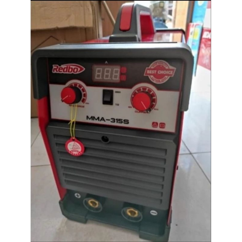 Mesin Las Travo Listrik Inverter REDBO MMA 315 S 315S 1 Phase 1 Ph 300A 300 A