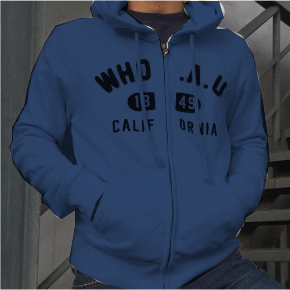 Jaket WHO.AU California Zipper Pria / Jaket Hoodie WHO.A.U Premium High Quality pria wanita