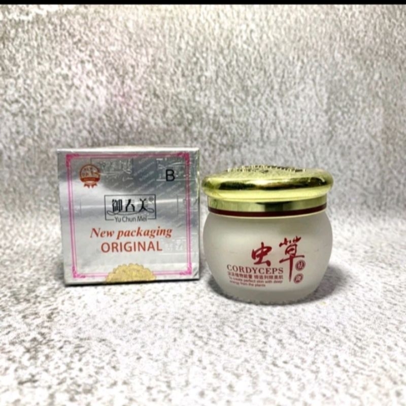 NIGHT CREAM Yuchunmei Asli Krim MALAM - YU CHUN MEI CORDYCEPS ORIGINAL