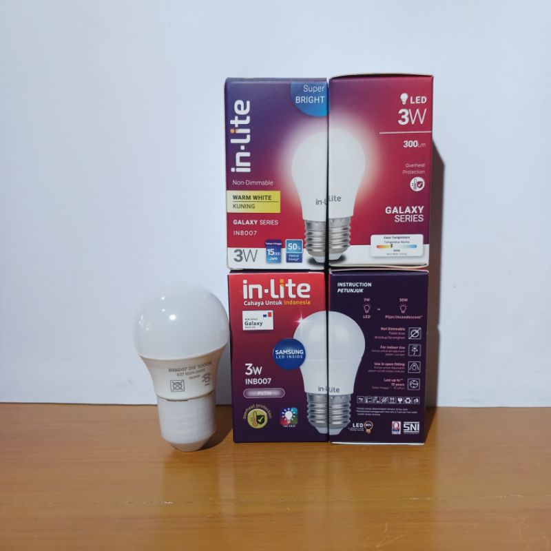 Lampu led inlite galaxy 3Watt INB007