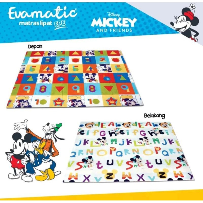 Evamatic Matras Lipat / Playmatte Disney (original)