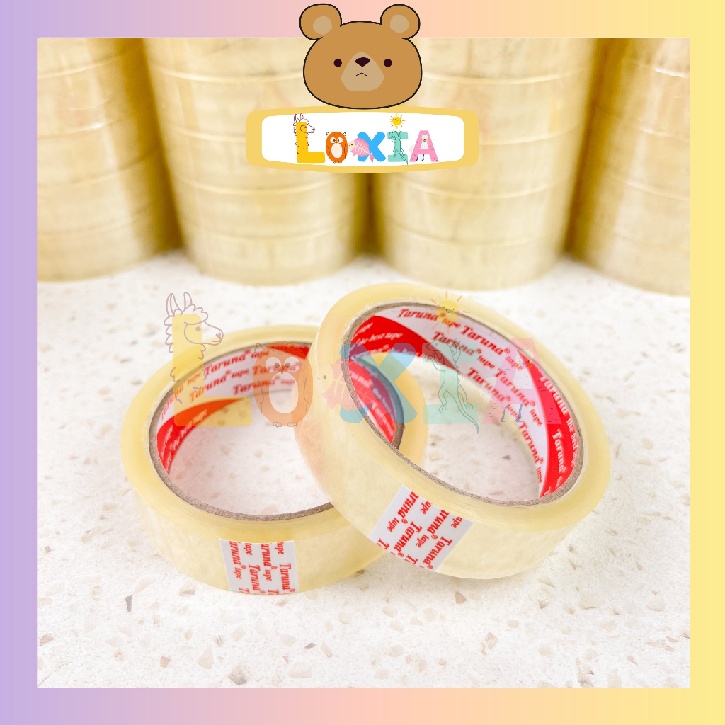 

⭐️Loxia⭐️ Isolasi Bening 24mm x 50 Yard (1 inch x 50 Yard) Murah Harga Grosir / Solatip Bening 24mm / Selotip Bening 24mm / Lakban Bening 24mm [LS-0008]