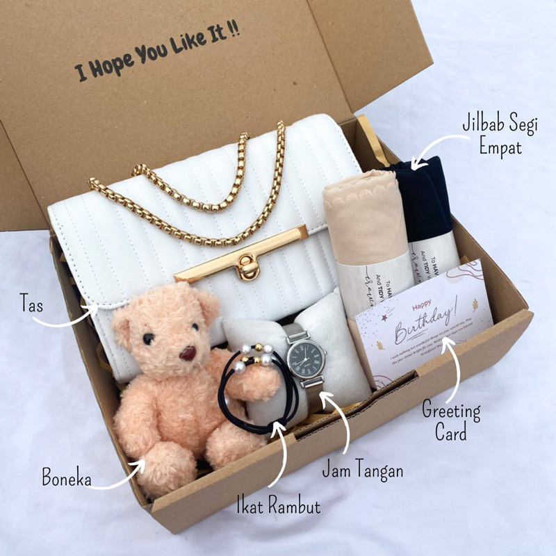 

[B4484]HAMPERS GIFT BOX CLLSY BAG KADO ULANG TAHUN CEWEK/KADO ANNIVERSARY/KADO WEDDING/KADO AYANG/KADO VALENTINE/KADO BESTIE/KADO WISUDA/KADO GURU/KADO IBU/KADO ISTRI/HAMPERS LEBARAN/HAMPERS RAMADHAN/KADO SIDANG