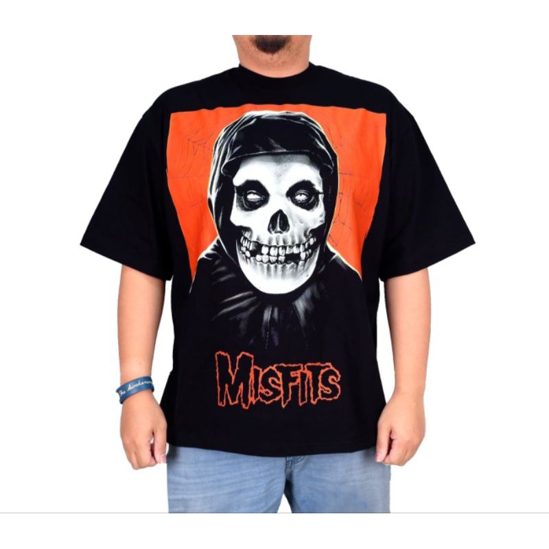 T SHIRT MISFITS OVERSIZE KAOS BIG SIZE KAOS MISFITS T SHIRT BOOTLEG