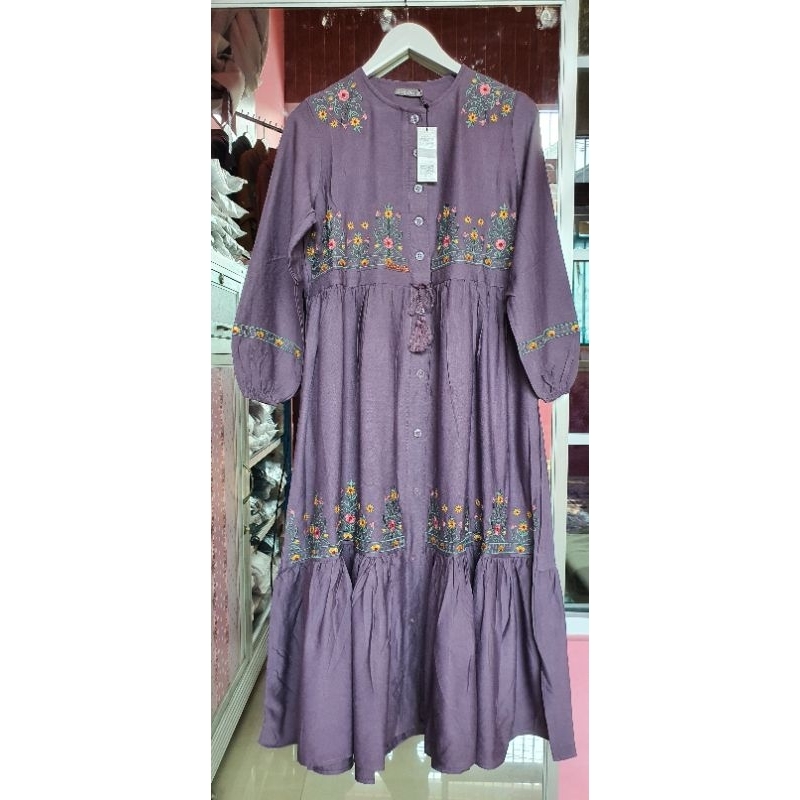 salvina ys midi dress bordir