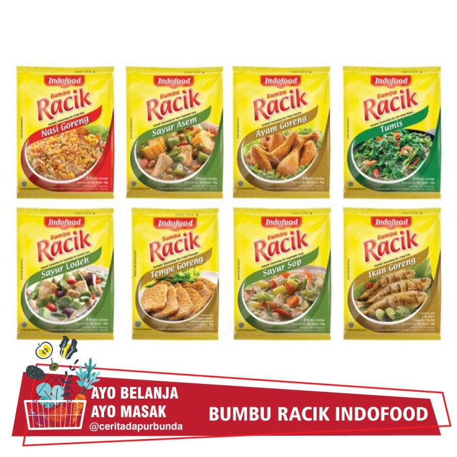 

Bumbu Racik Indofood Lodeh Ikan Goreng Ayam Goreng 1pcs