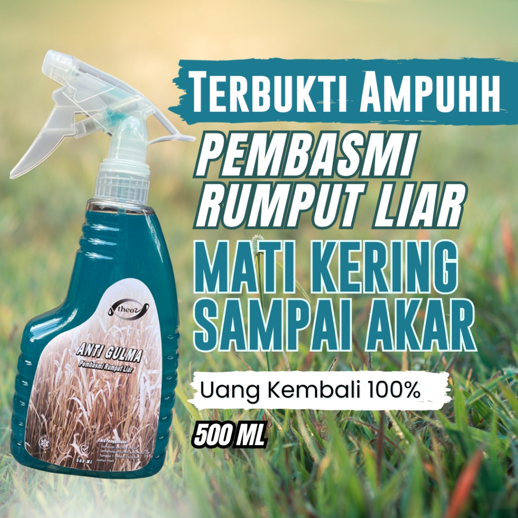 PROMO Herbisida Pembasmi Rumput Liar Paling Ampuh Sapu Bersih Sampai Akar Racun Penghilang Anti