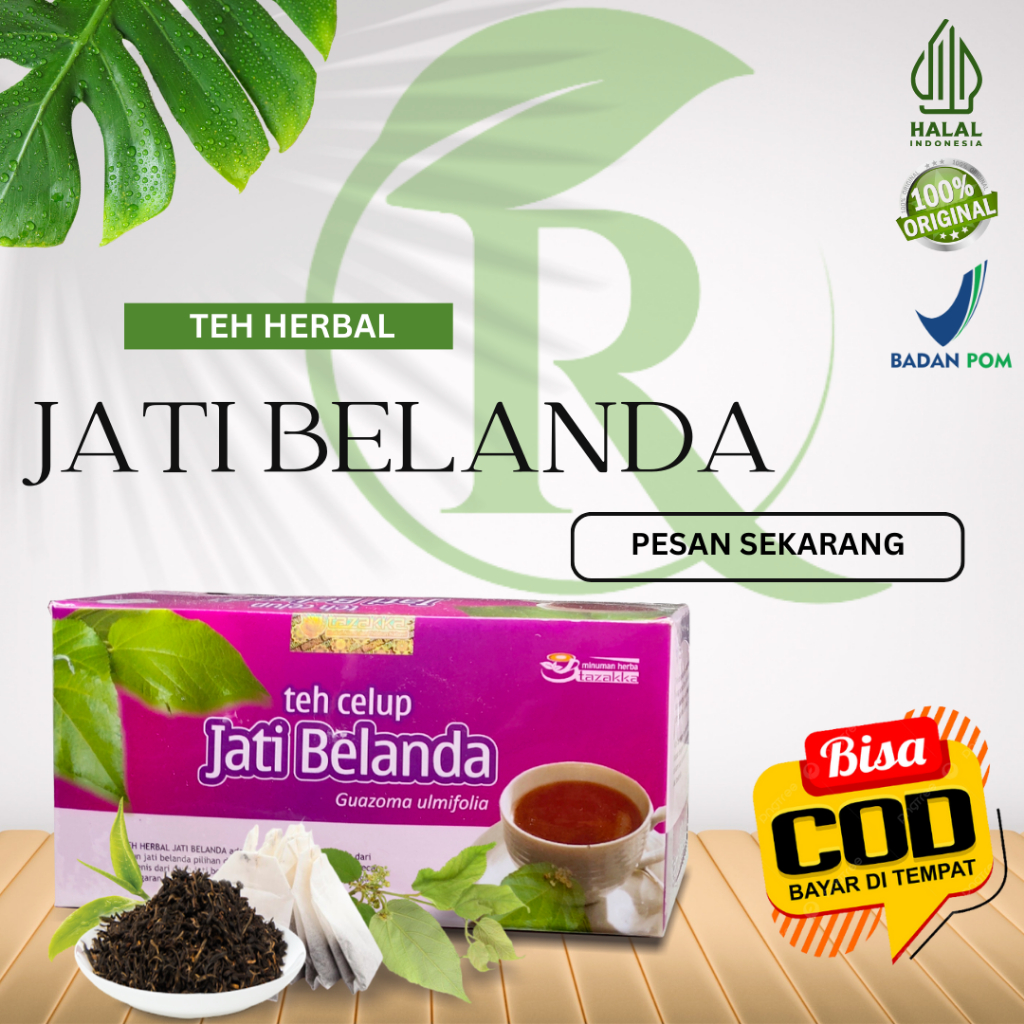 

Minuman Diet Teh Jati Belanda Pengolahan Teh celup sebagai minuman kesehatan herbal ini sudah menggunakan standar CPOTB, SNI dan ISO