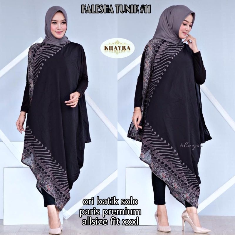 Kalesha Tunik 11. Dress Kaftan Batik Asimetris Modang Abu. Dress Kaftan Neena Adeva termurah. Batik 