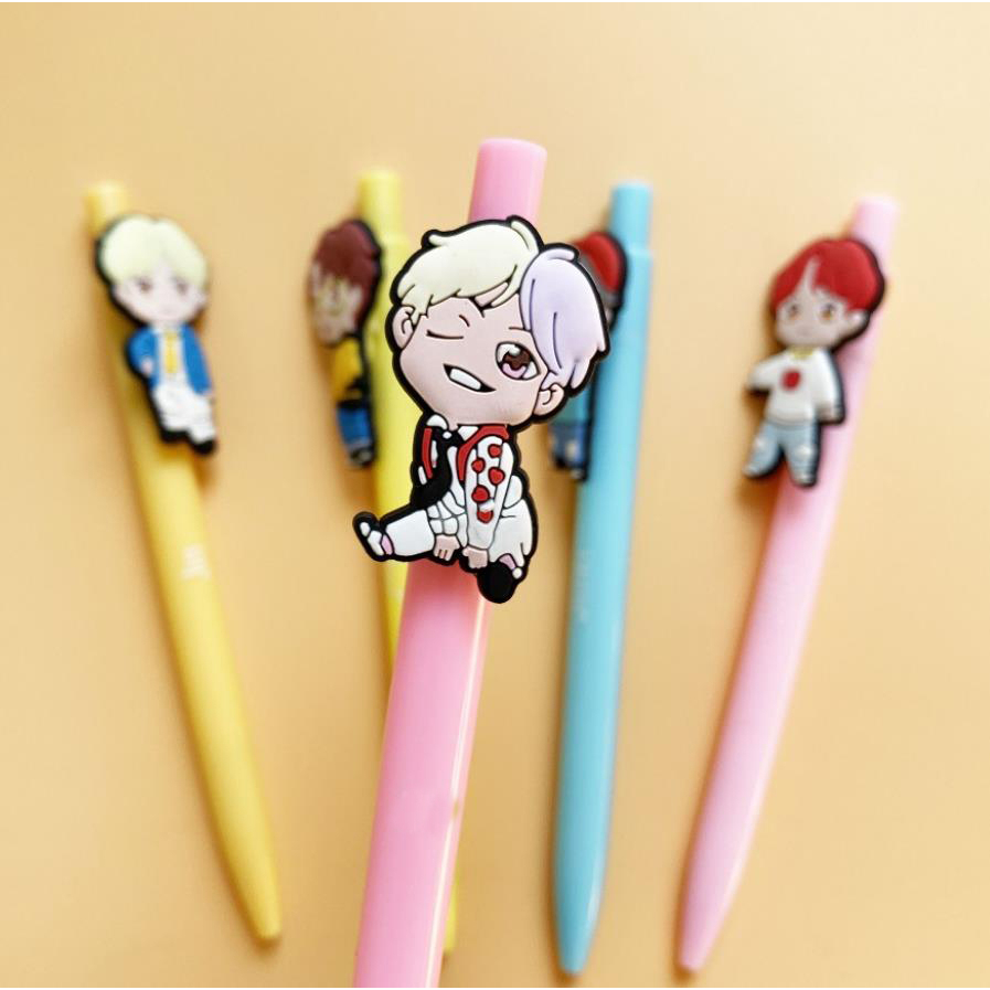 

PULPEN MEKANIK MOTIF KARAKTER KPOP BTS BT21 CARTOON LUCU IMUT / BOLPEN GEL KARAKTER FS