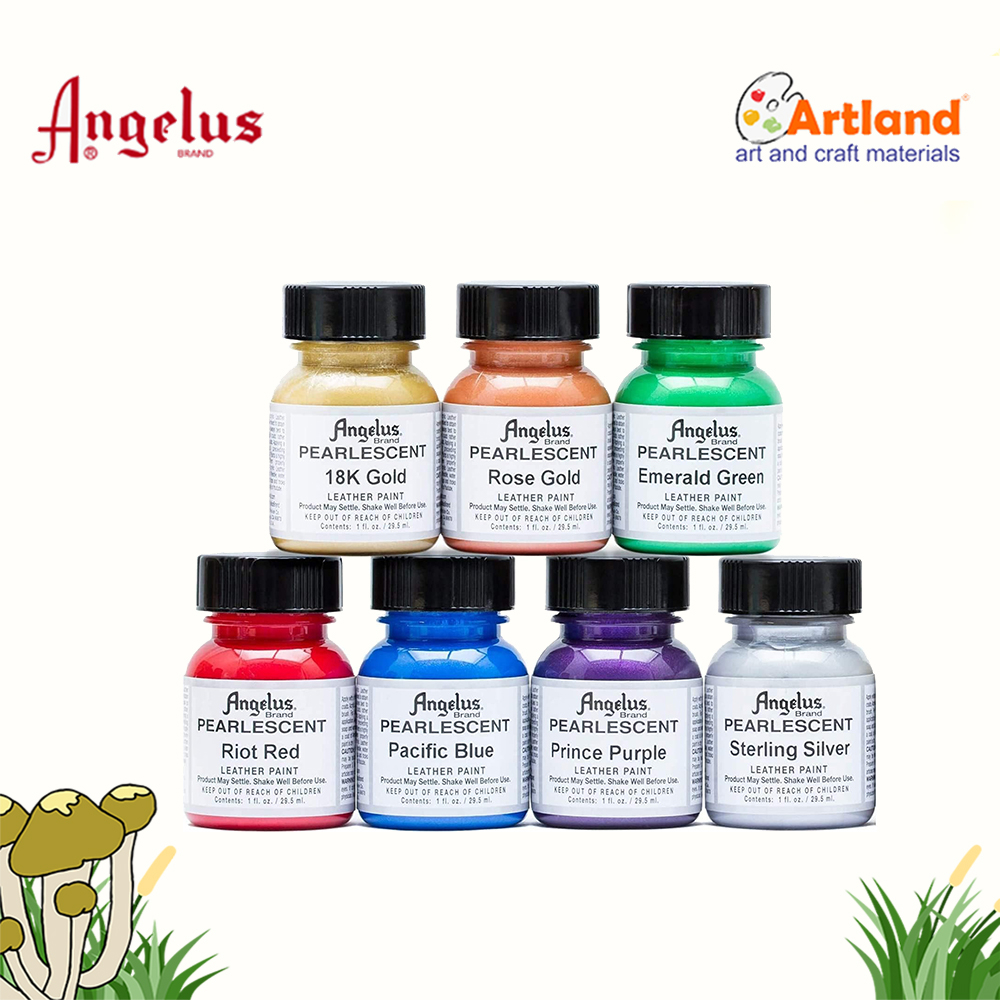 

Angelus Pearlescent Paint 1oz // Cat Sepatu // Cat Tas