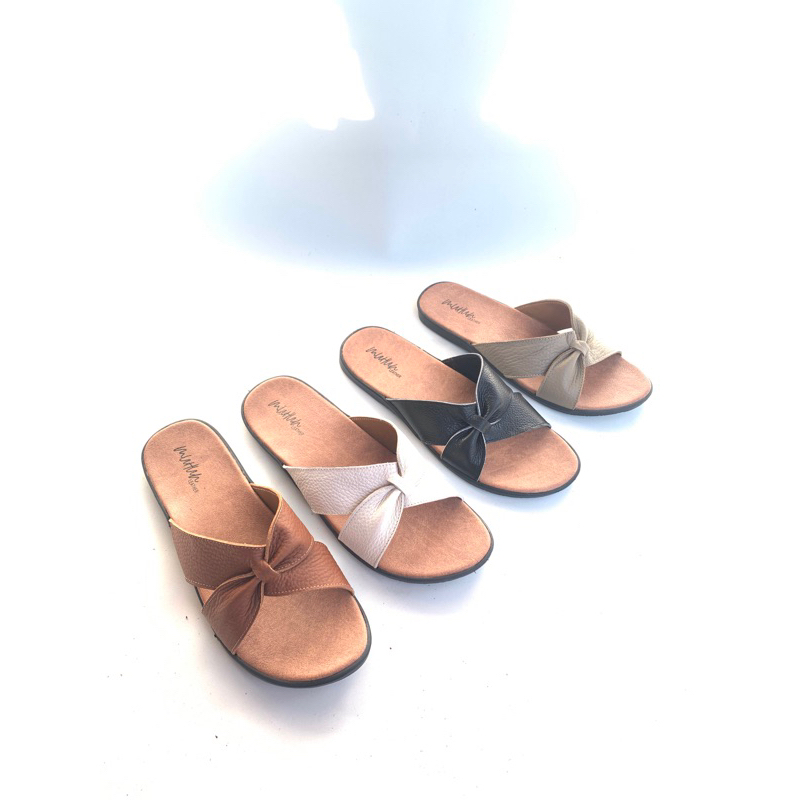 MHN Leather - Sandal Kulit Asli Wanita Alas Sandal Kulit Wanita