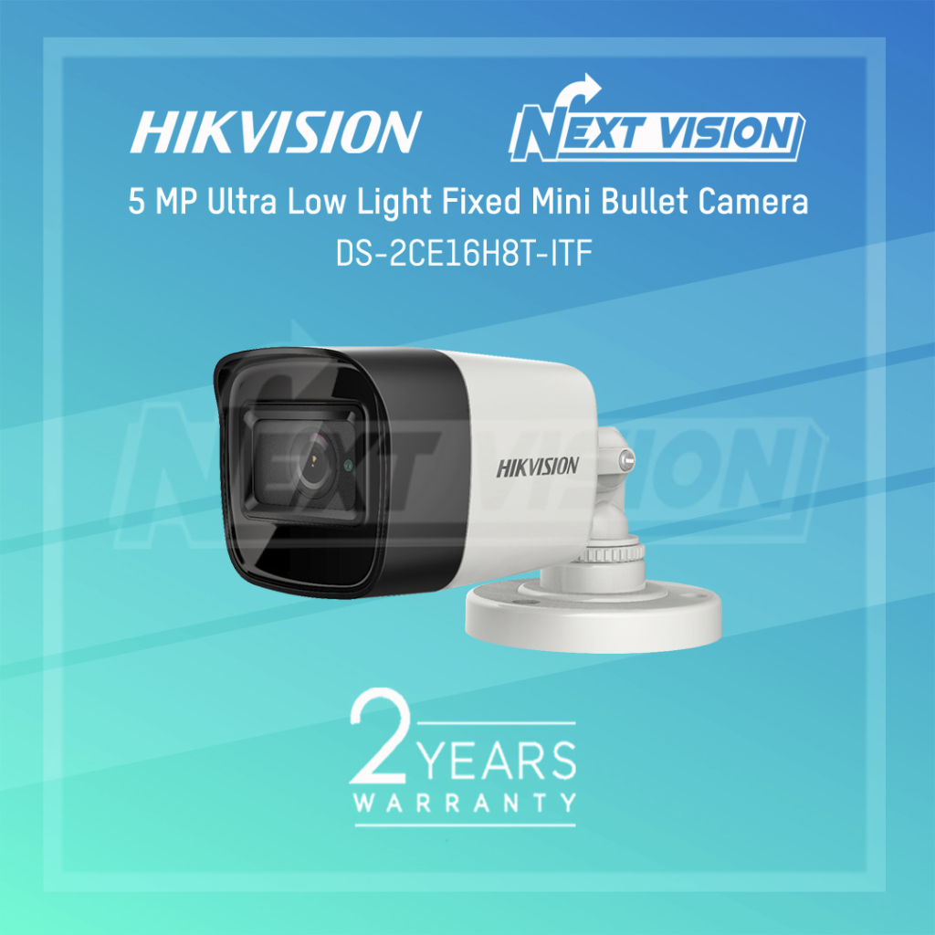 DS-2CE16H8T-ITF - HIKVISION CAMERA 5 MP LOW LIGHT