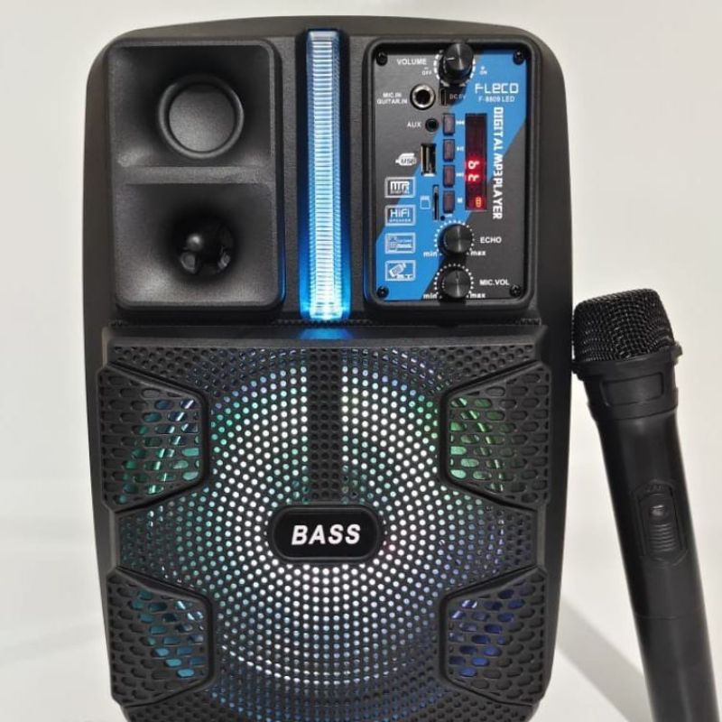 FLECO SPEAKER WIRELESS F 8809 LED