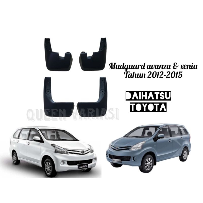 Mud guard karpet lumpur mobil avanza xenia 2012-2015 jsl