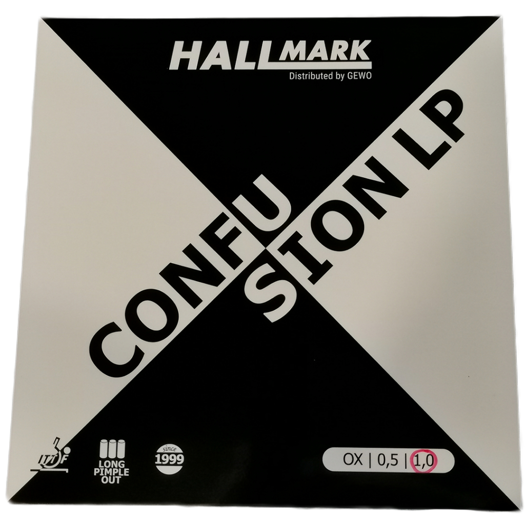 Hallmark Confusion LP - Karet Tenis Meja Pingpong Long Pips Rubber Bet Bat Bintik Panjang Defensive 