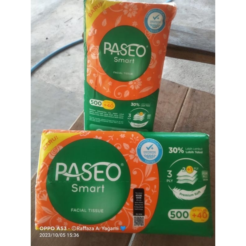 TISSUE PASEO 500+40SHEET TISSUE PASEO SMART