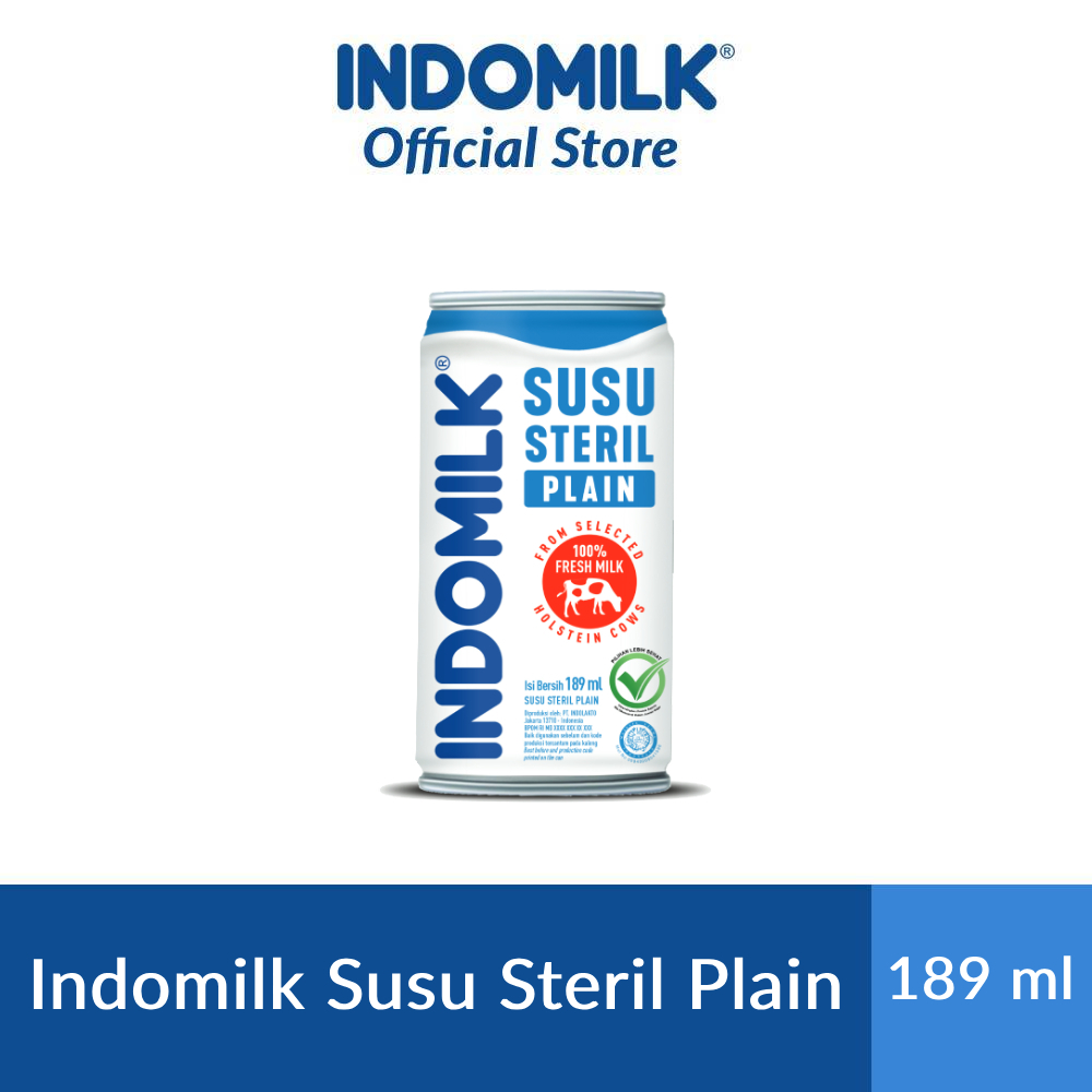 

Indomilk Susu Steril Plain 189 ml