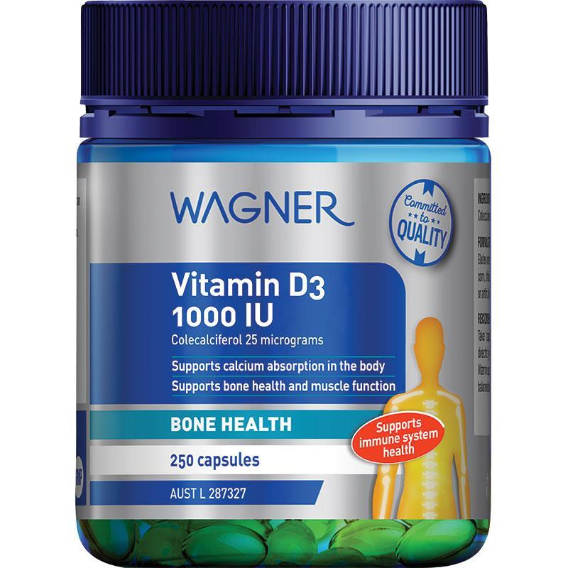 Wagner Vitamin D3 1000 IU - 250 Caps