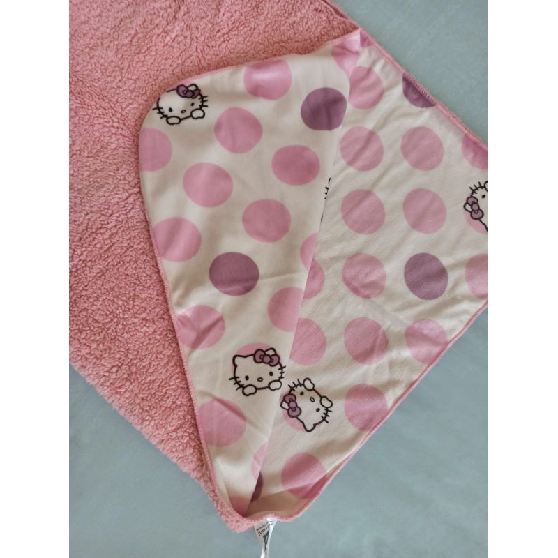 selimut bulu carters baby, selimut bolak balik, like new, selimut bayi hello kitty, koleksi hello ki