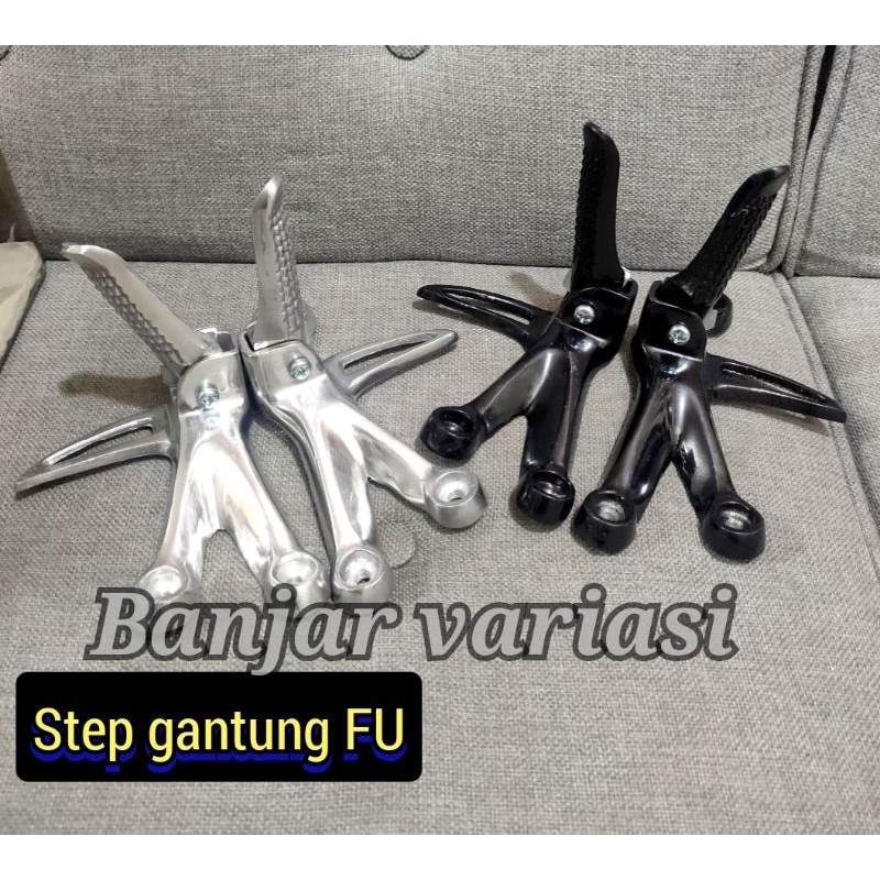 Footstep Belakang Satria Fu Hitam Variasi Motor