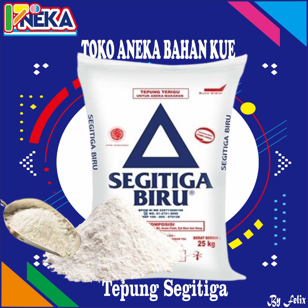 

Tepung Terigu Segitiga Biru 1Kg [repack]