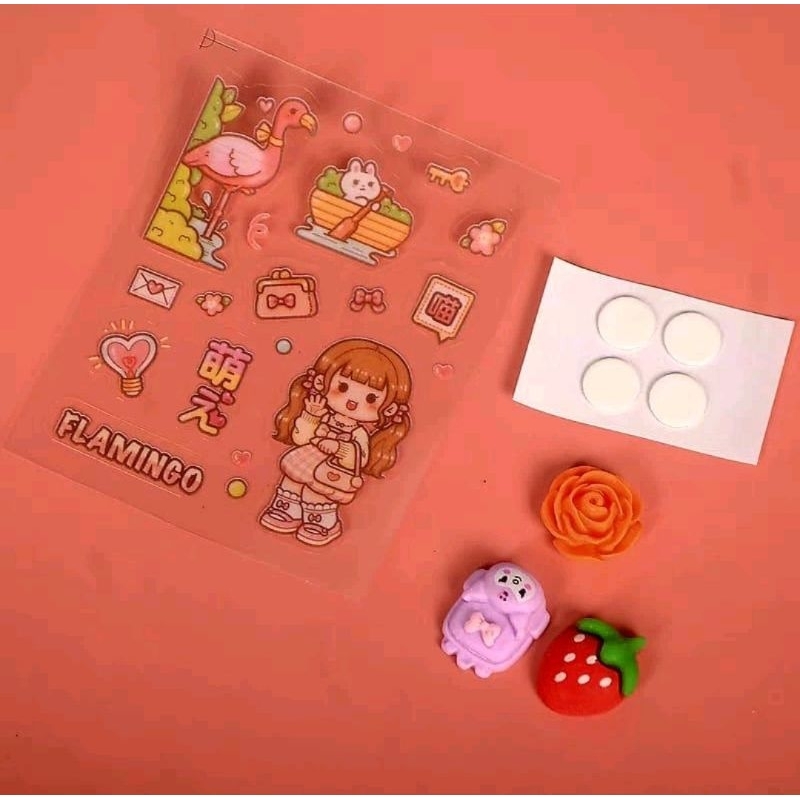 

Stiker 3D Resin Aesthetic Stiker Botol Timbul