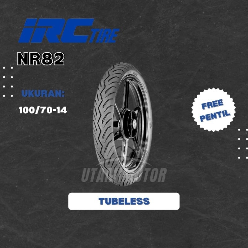 BAN MOTOR IRC NR82 80/80-14 100/70-14 TUBELESS