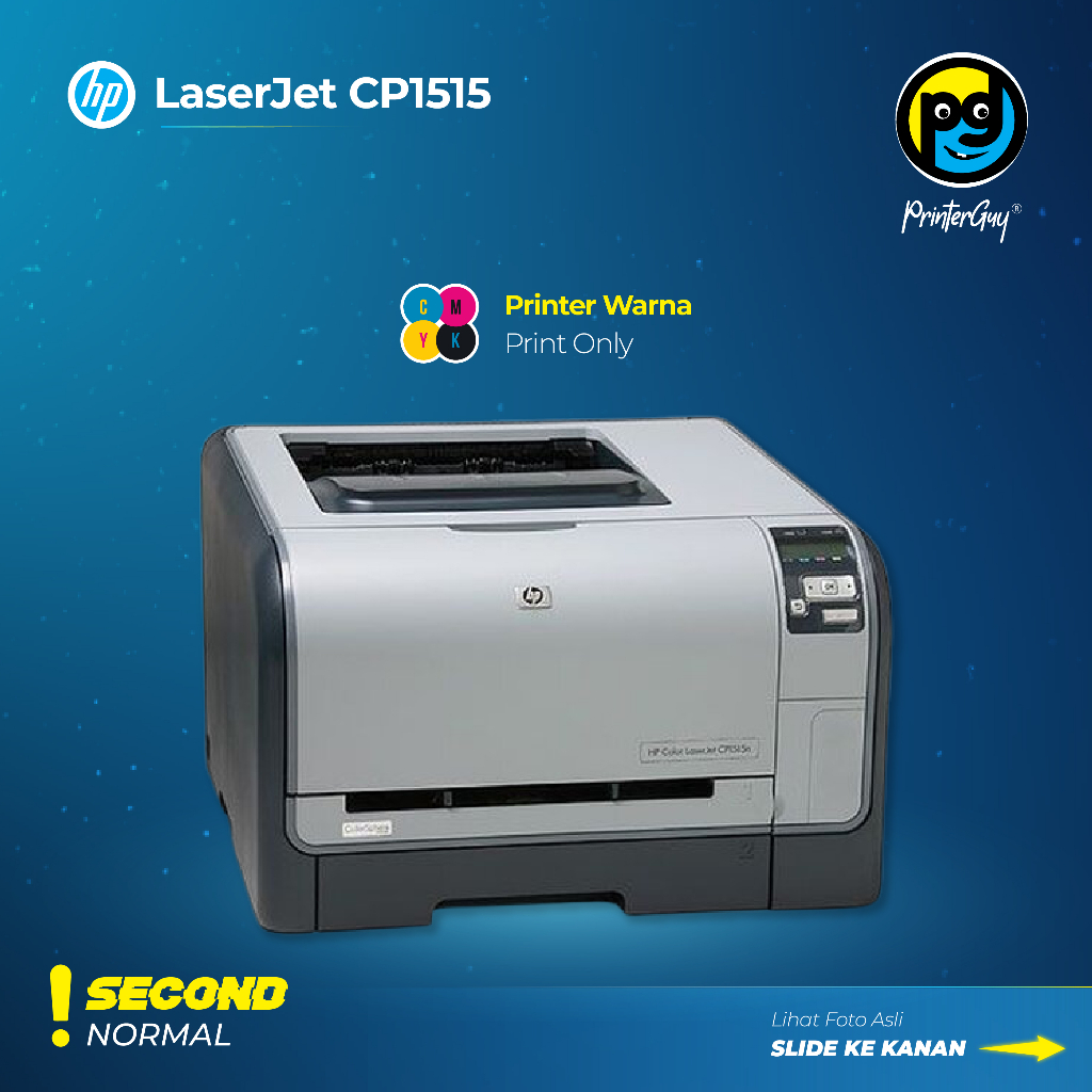 Printer Warna HP Laserjet CP1515 - cetak stiker brosur undangan