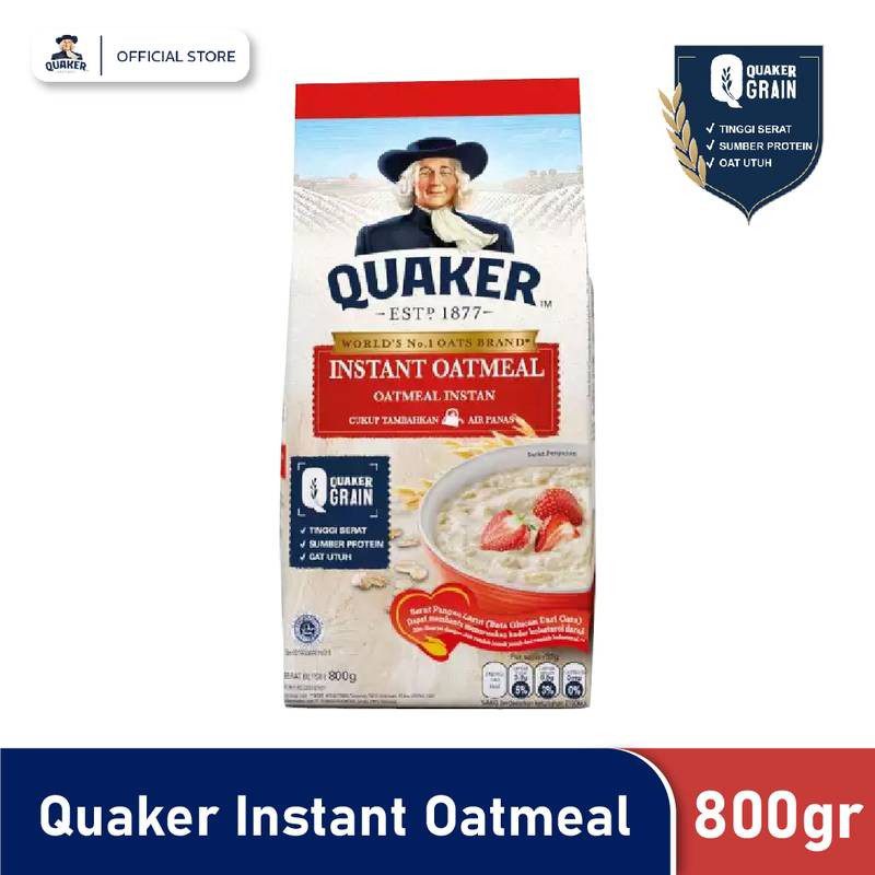 

QUAKER INSTANT OATMEAL / QUAKER QUICK COOK OATMEAL 800g