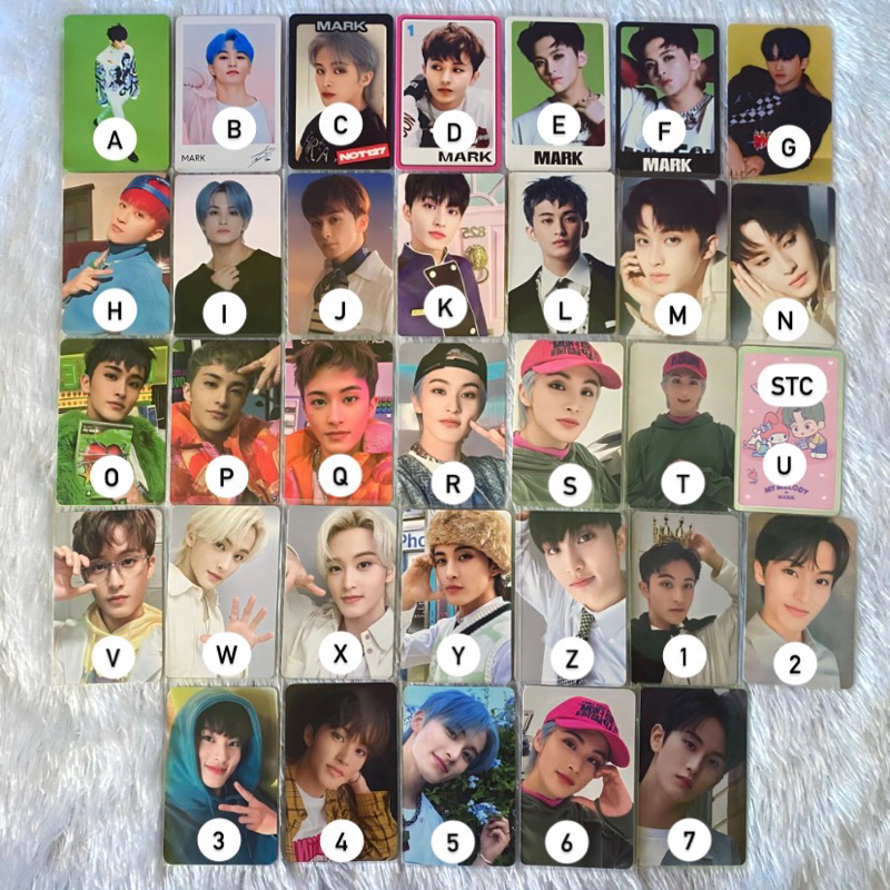 [1] MARK PHOTOCARD OFFICIAL NCT DREAM 127 - Ar clip sticker click ayyo the dream show tds 2 tc istj 