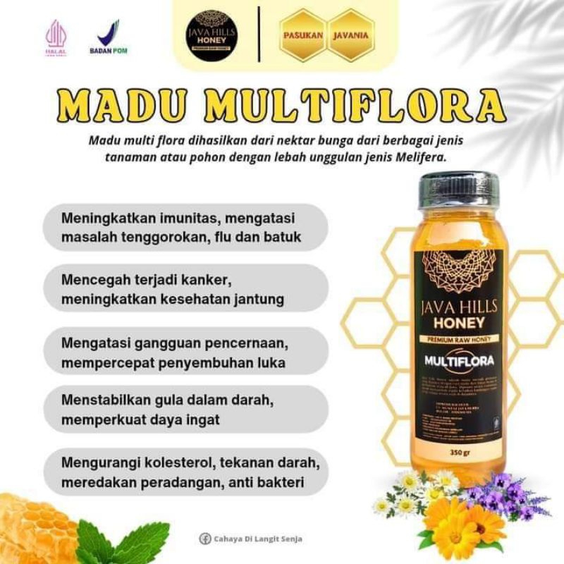 

Madu Multiflora MADU MURNI JavaHills Honey Premium