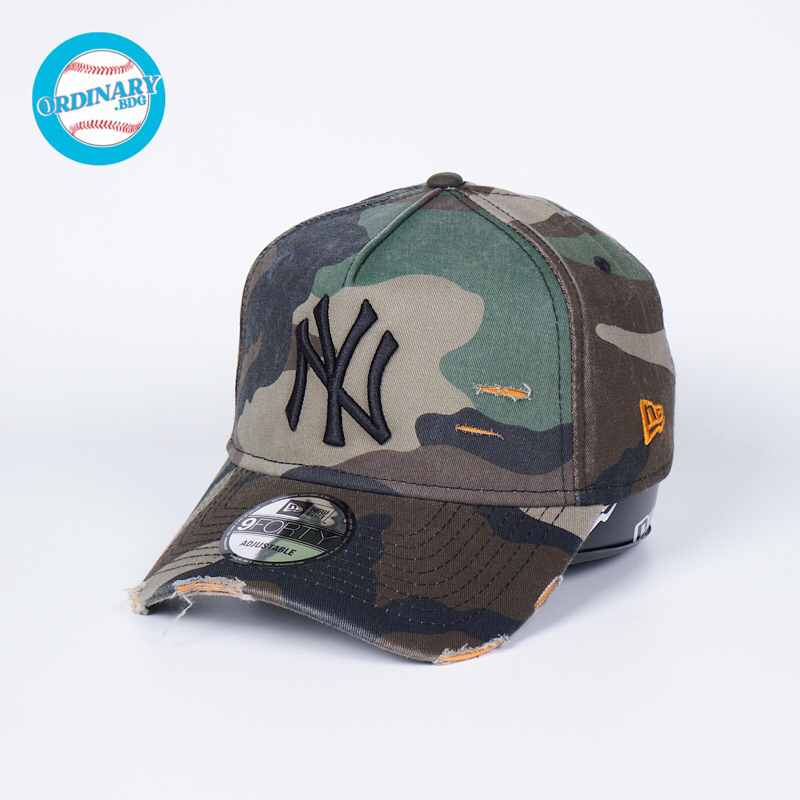 Topi New Era Original Yankees Cotton Damage Camo