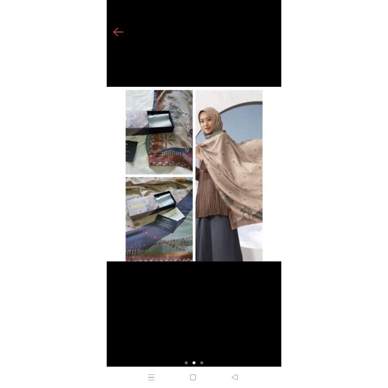 preloved Kami scarf Hadiya good condition