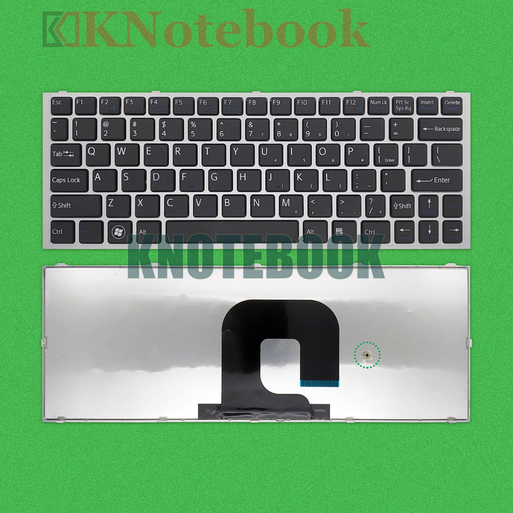 Keyboard Sony Vaio PCG-31311W VPCYA VPC-YA VPCYB VPC-YB Silver Frame