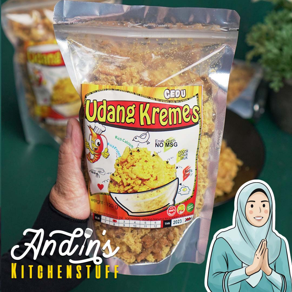 

Kremes Udang 120 gram - No MSG Favorit Anak