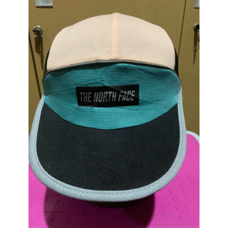 Topi Lari sekon/Running Cap - 5 Panel TNF 3 tone Color