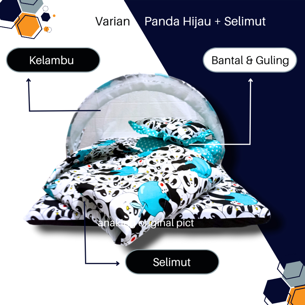 Kasur Bayi Set Kelambu Dan Selimut Bed Cover Murah