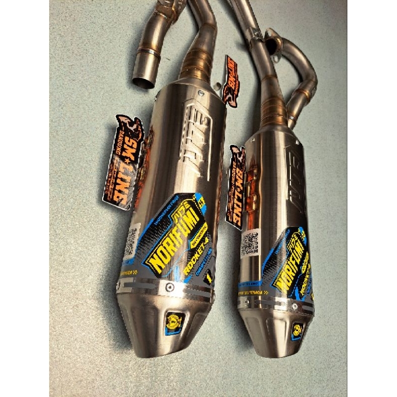 Knalpot Rocket 4 Kompetisi CRF 150 original Rocket 4 CRF Kompetisi