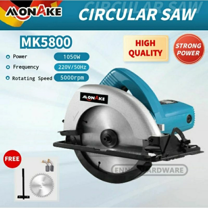 Monake Circluar Saw /Mesin Gergaji /Mesin Potong Kayu MK 5800