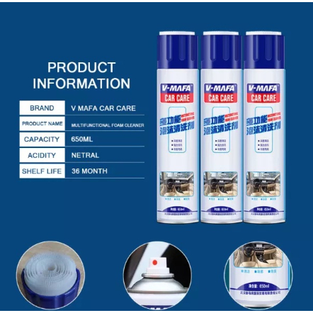 V Mafa Car Care Foam Cleaner Interior Mobil