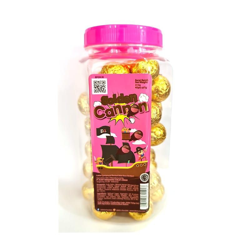 

Tobelo Coklat Golden Balls isi 40 Pcs Rasa Stoberi