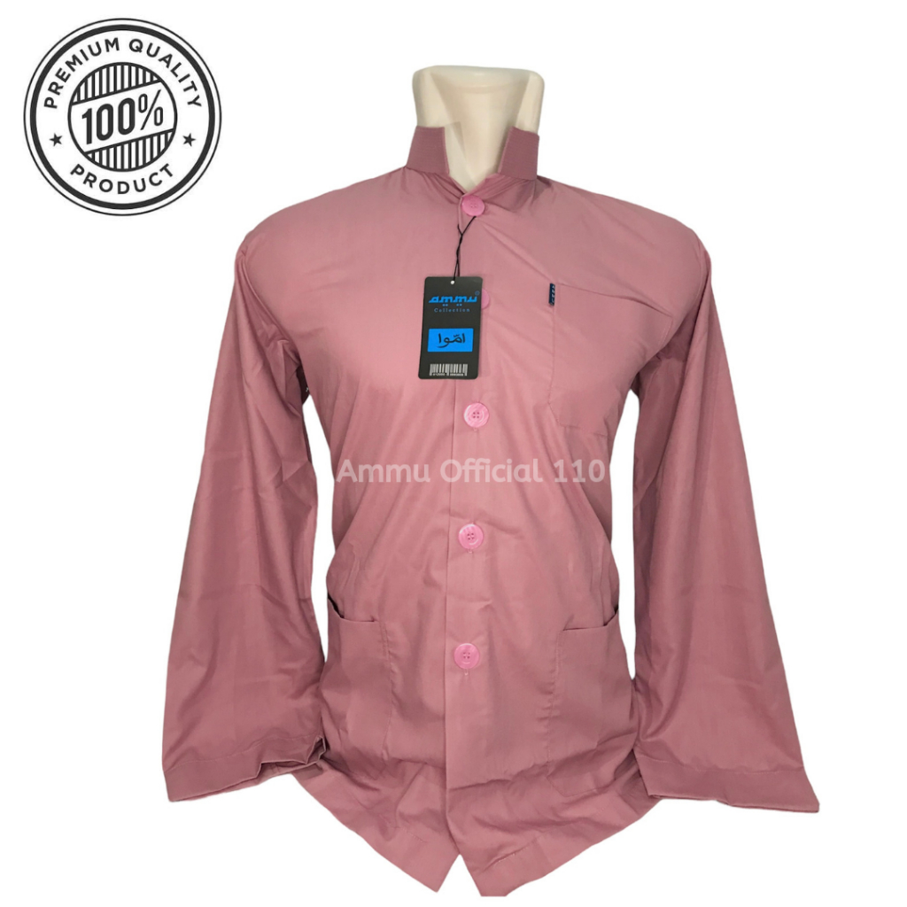 BAJU KOKO AMMU WARNA PINK SALEM/DUSTY