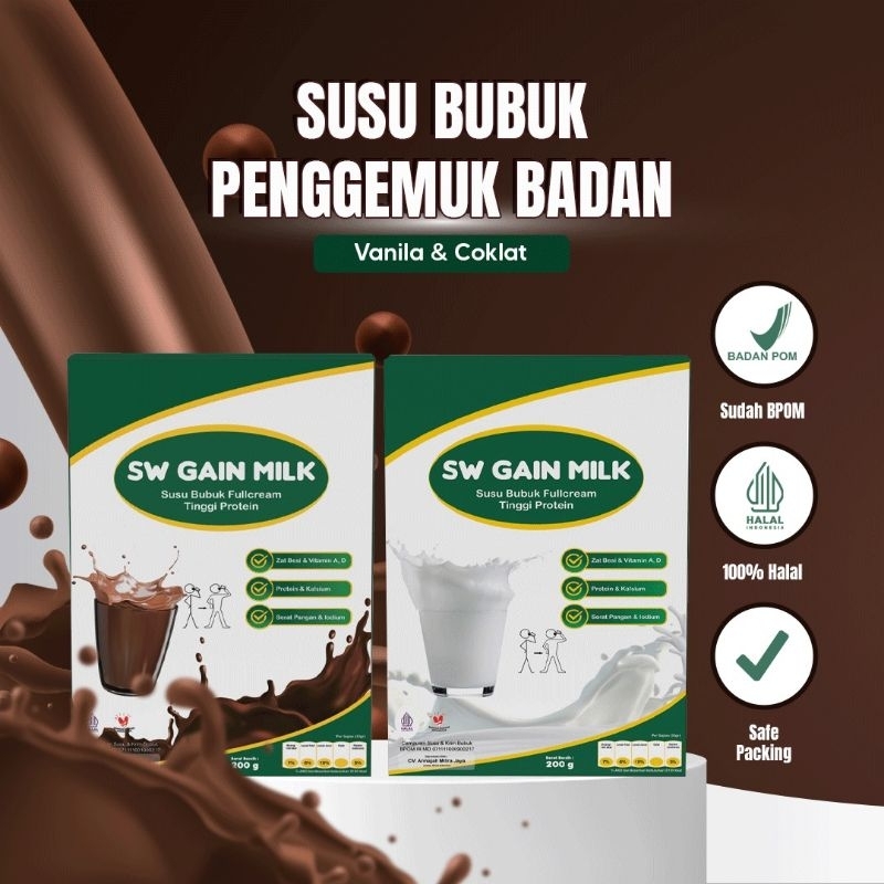 

Super Weight Gain Susu Penggemuk Anak sampai Dewasa BPOM 200gram