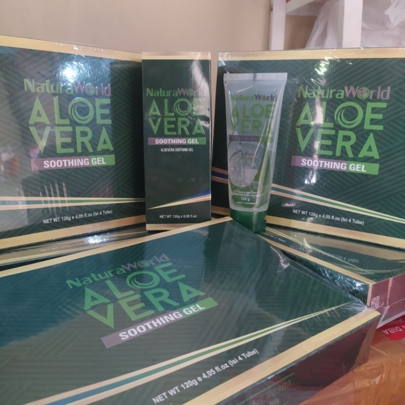 Aloe Vera Soothing Gel Natura World Beauty Original Harga Per Paket