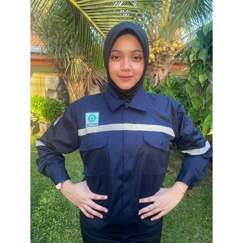 WEARPACK SAFETY ATASAN BIRU DONGKER