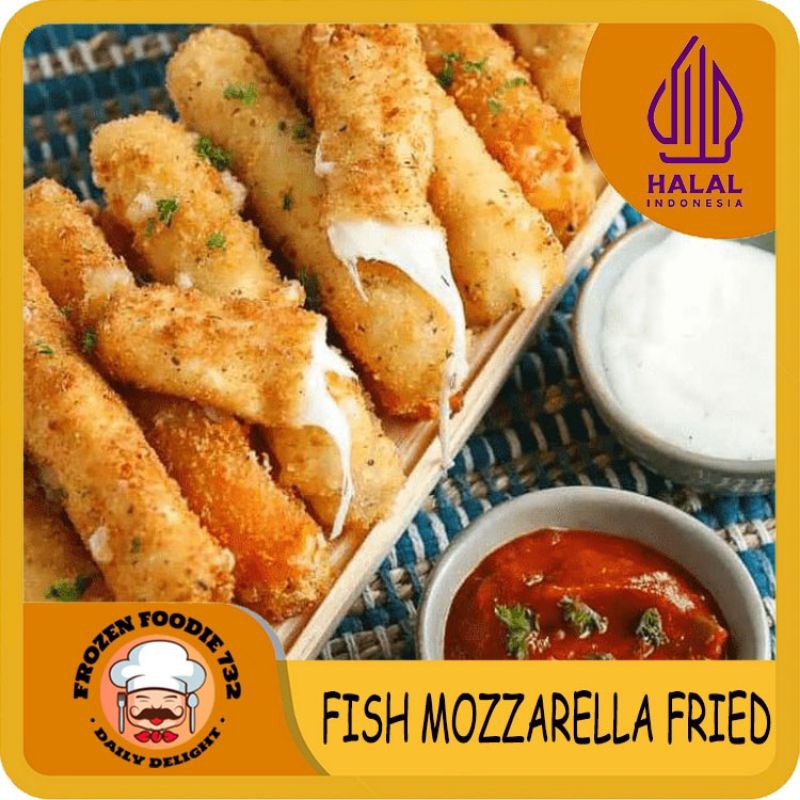 

Fish Mozzarella Fried / Ikan Mozzarella 15pcs / Nugget Ikan Keju Mozzarella / Ikan Mozza / Nugget Ikan Mozza / Ikan Mozzarella 500Gr